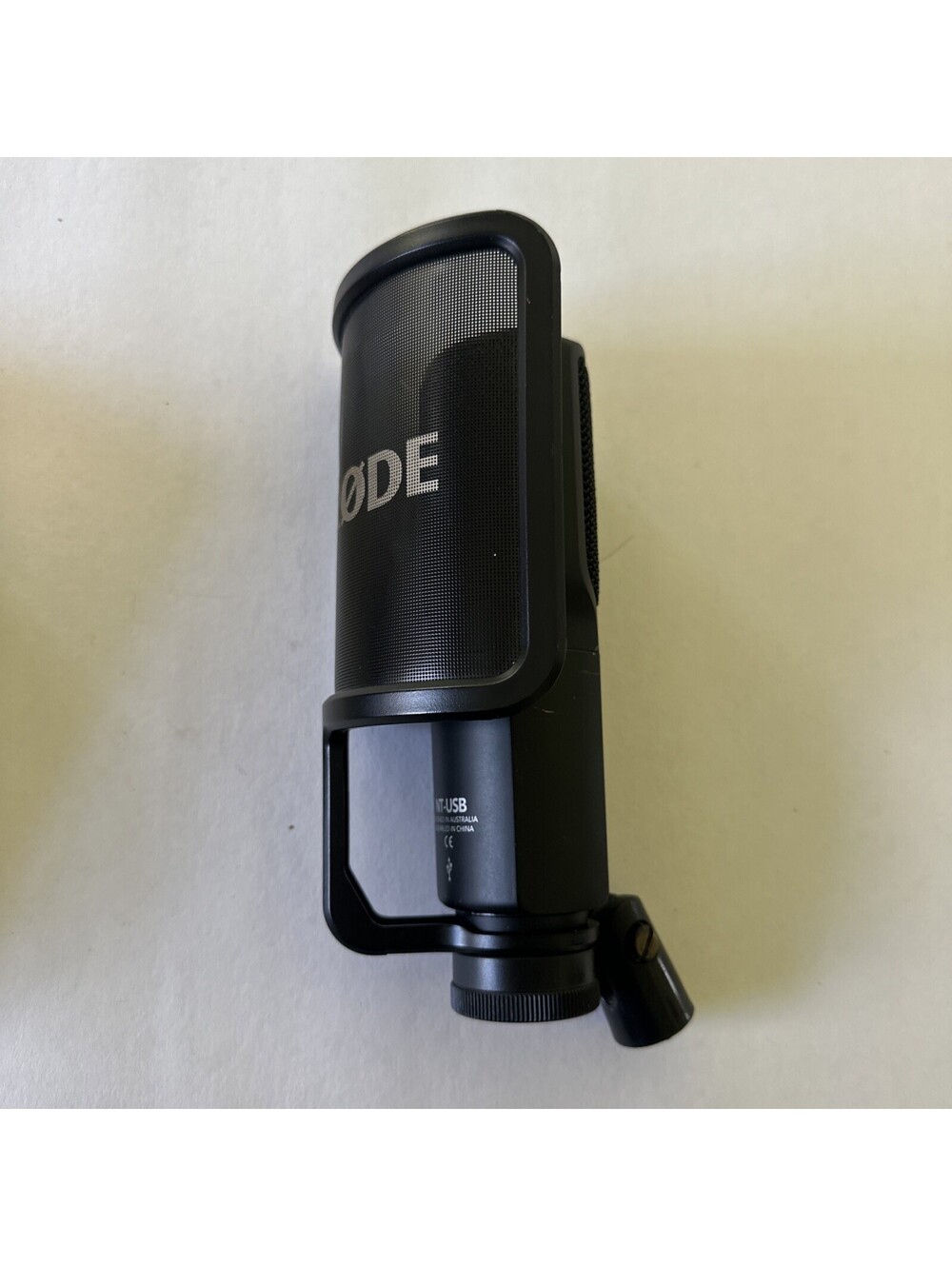 Rode NT-USB USB Condenser Microphone Tested Working No Desk Stand